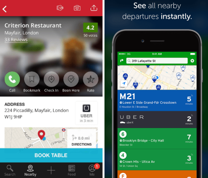 Uber In Zomato And Transit