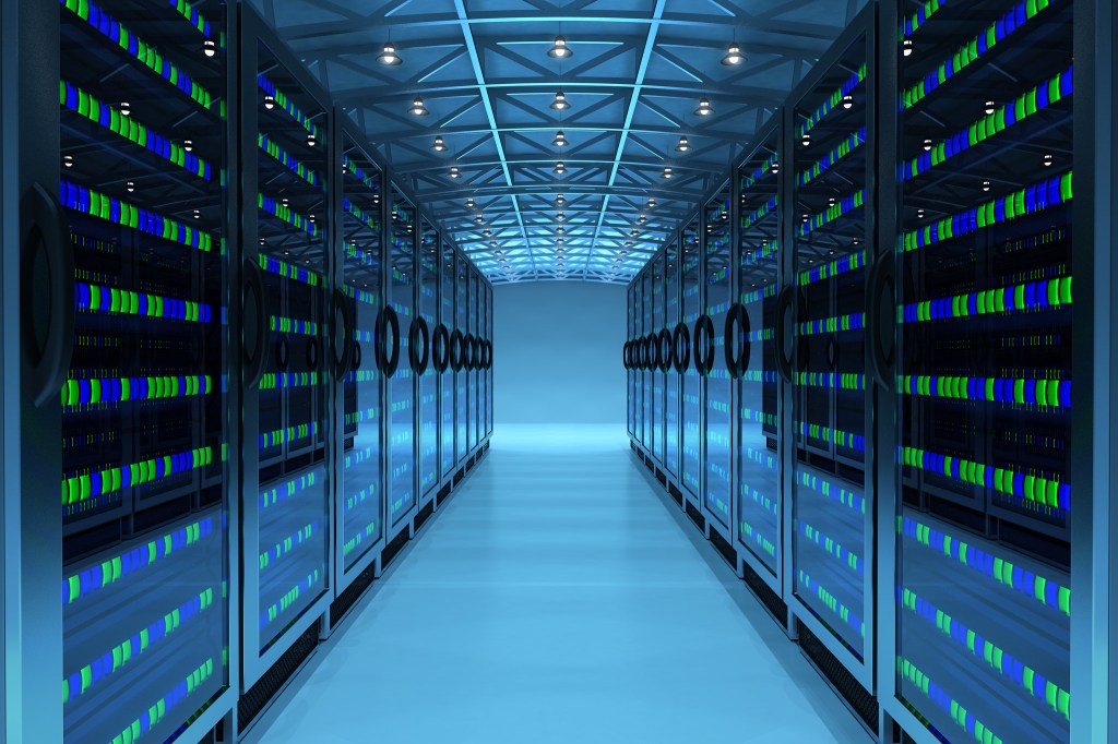 servers in data center