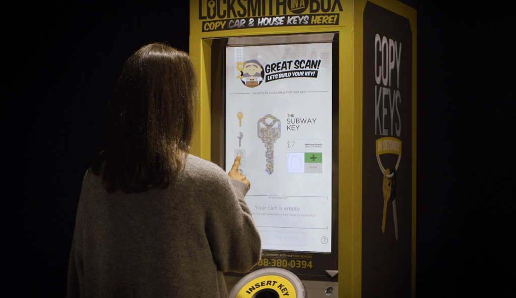 KeyMe kiosk