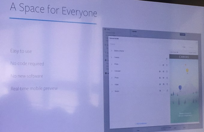 Facebook Canvas Builder