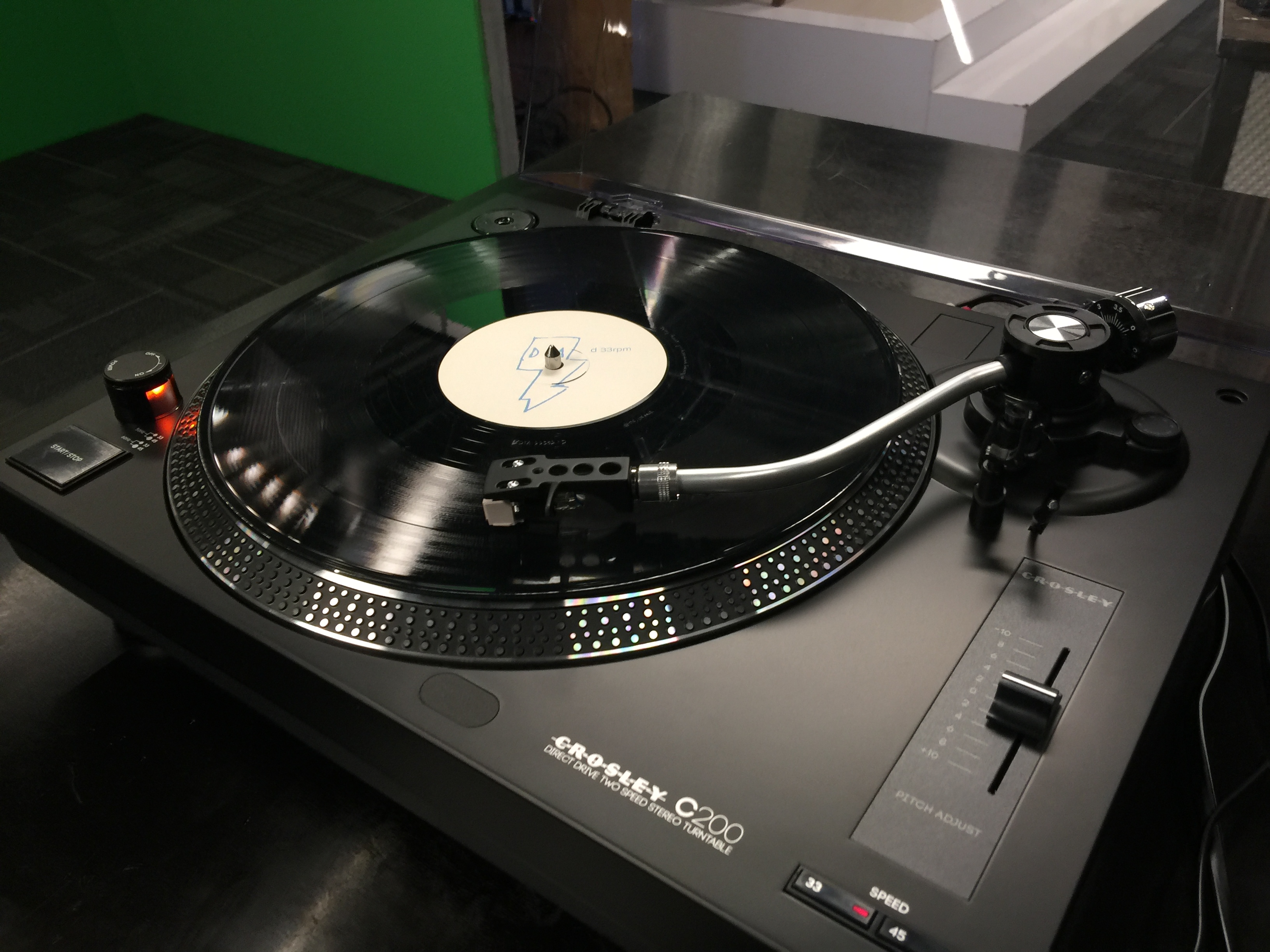 Record Player Right View
