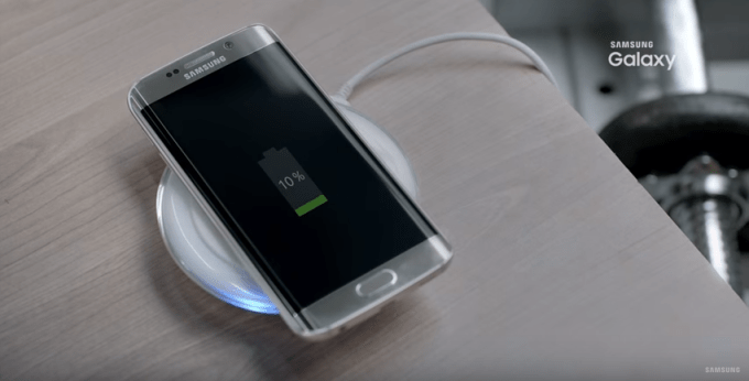S7 Edge wireless charging