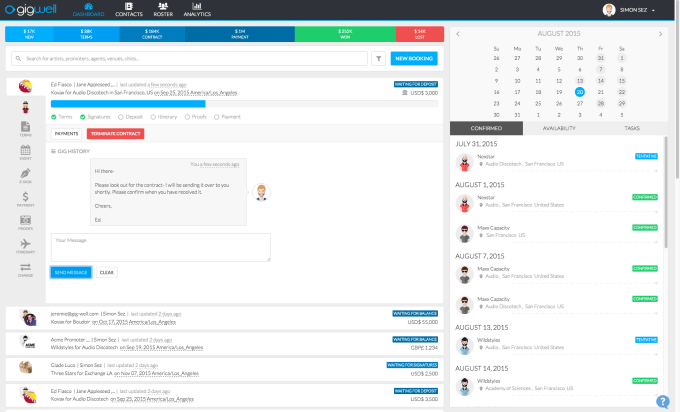 1 Dashboard Open