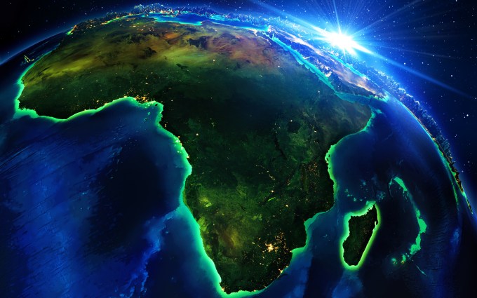 africa globe