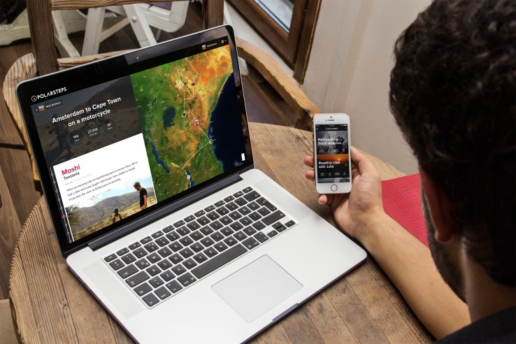 The Polarsteps platform includes an iPhone / Apple Watch app and a web-app. An Android version is coming this summer, the company says. 
