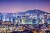 Seoul skyline at night