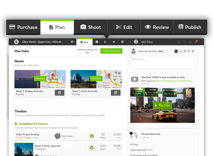 90 Seconds Product - Purchase to Publish Workflow