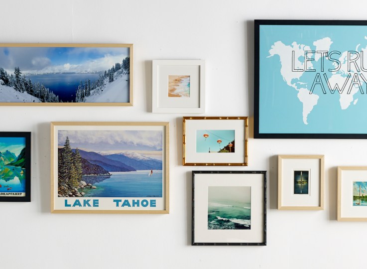 Framebridge makes custom frames in all sorts of shapes and sizes. Mostly frame-shaped, though, to be fair. 