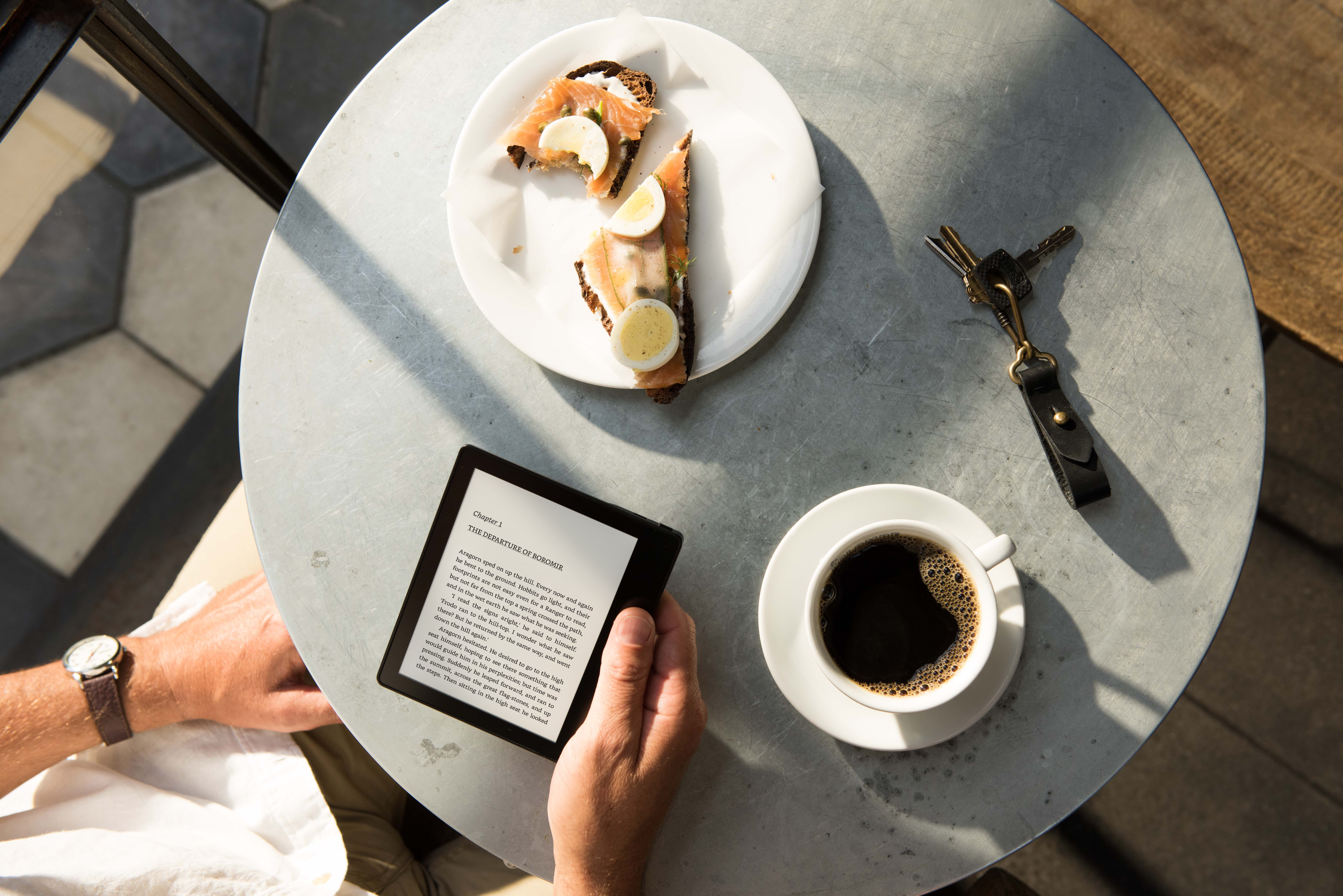 Kindle Oasis_Cafe