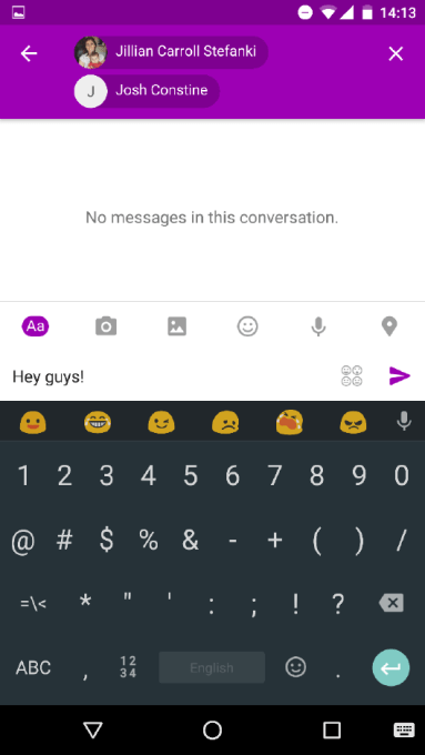 Facebook Messenger SMS