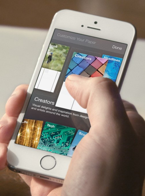 Facebook Paper Customize