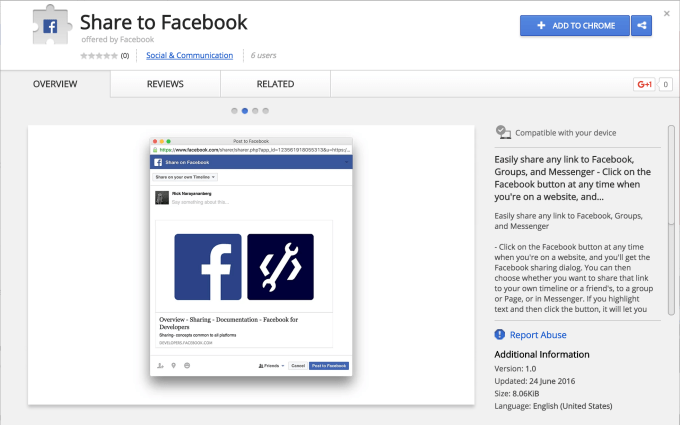Facebook Share
