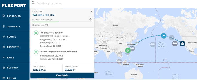 Flexport Dashboard