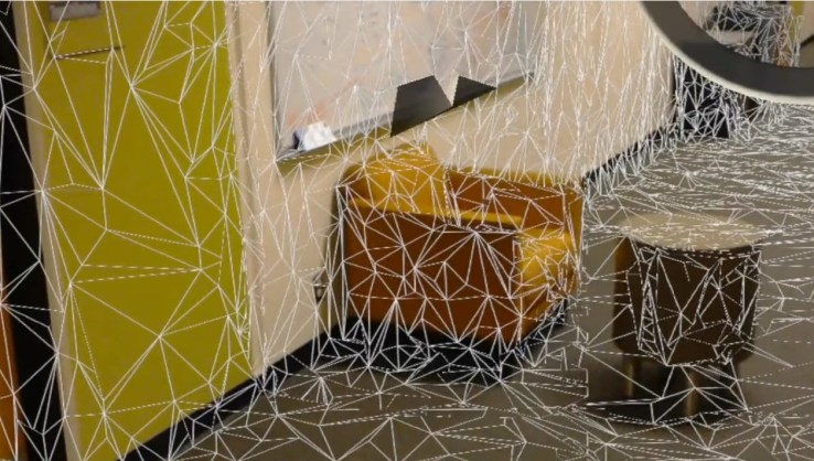 One of the projects had users flying a virtual paper airplane through AR waypoints.