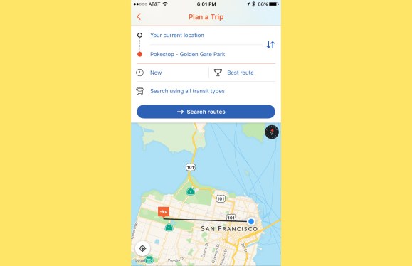 Public Transit + Pokemon Go
