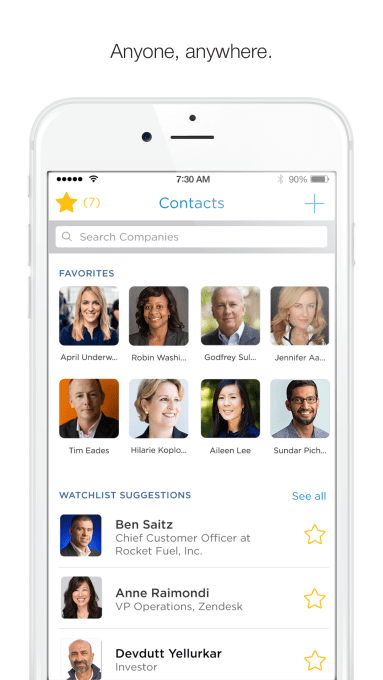 Acompany contacts