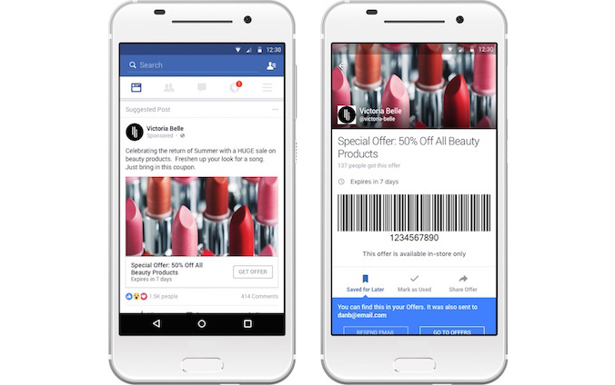 facebook offers