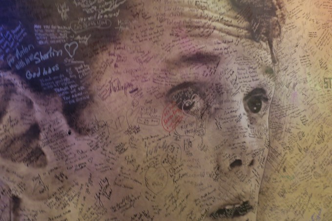 Anton Yelchin wall