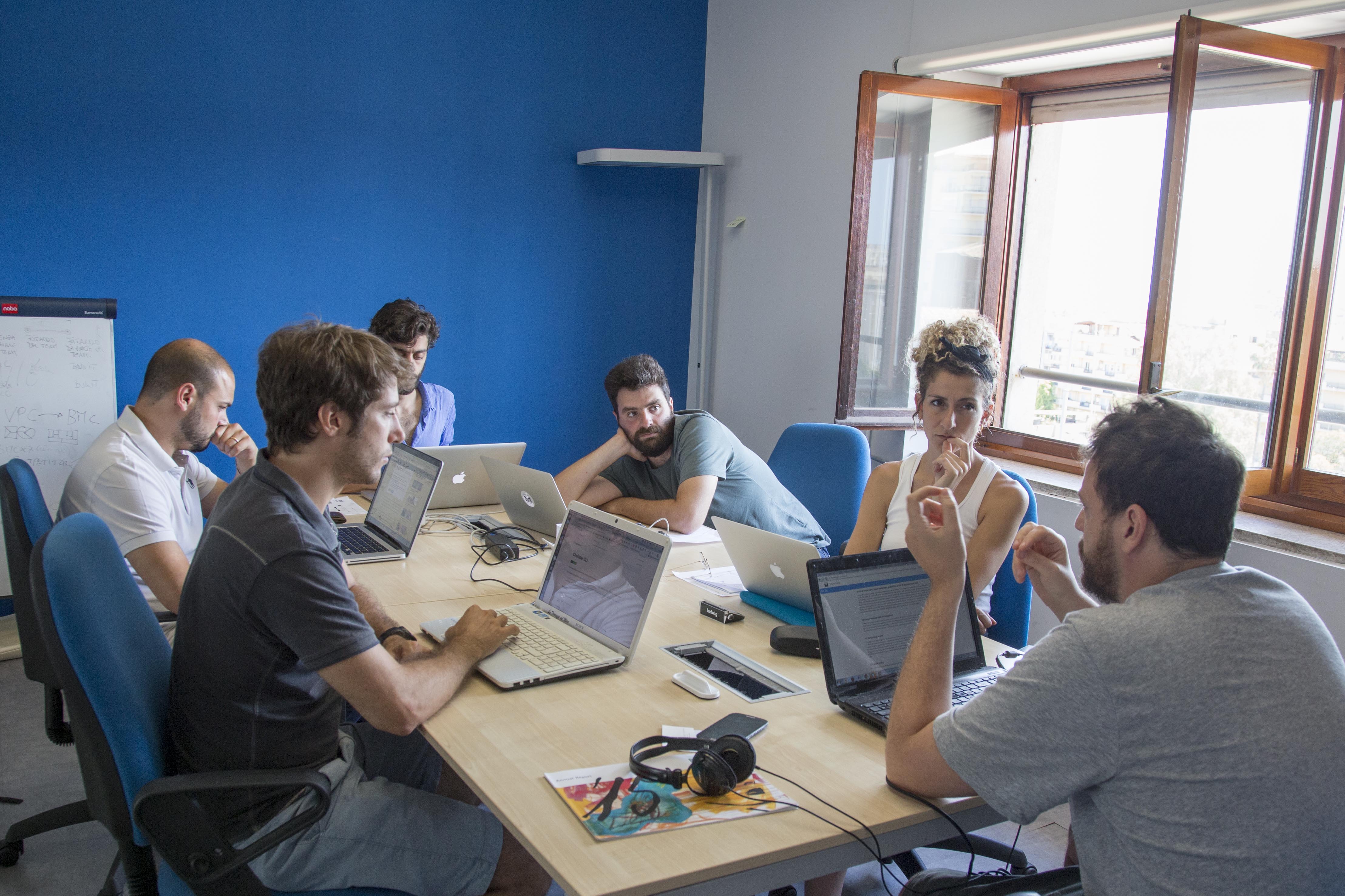 The team of Ludwig is composed by eight people: Antonio Rotolo (CEO and co-founder), Roberta Pellegrino (design manager and co-founder), Federico Papa (legal expert and co-founder), Francesco Giacalone (designer and designer and developer), Daniele Tagliavia (communication manager), Antonino Randazzo (head software developer), Francesco Aronica (database expert) and Salvatore Monello (algorithm expert). 