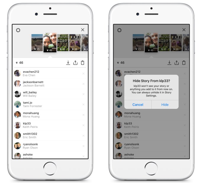 Instagram Stories Privacy