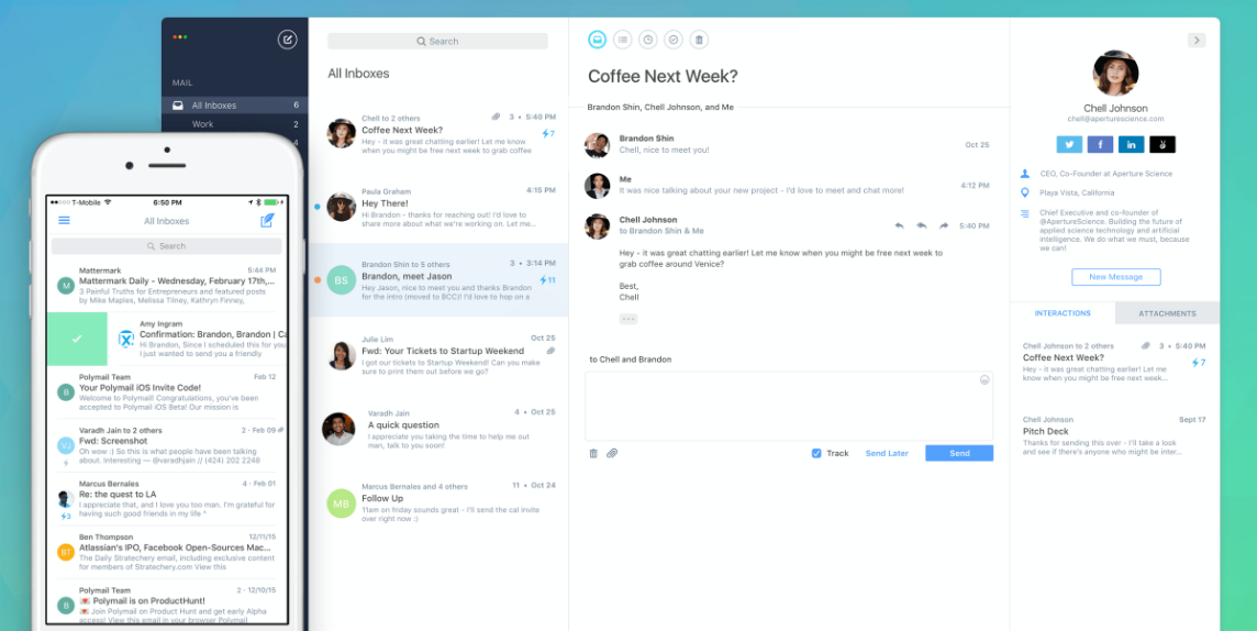 Polymail y combinator
