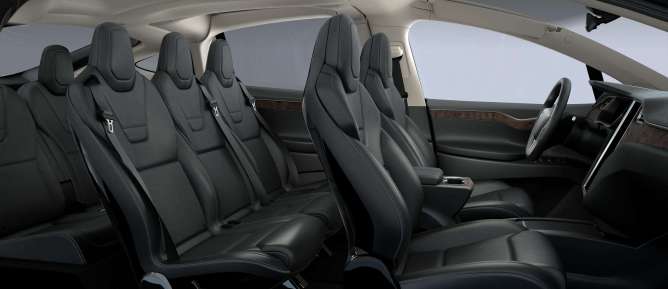 Tesla Model X interior