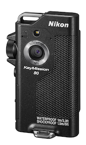 The KeyMission 80 looks like it lifted its design from a mid-1990s Olympus sound recorder. 