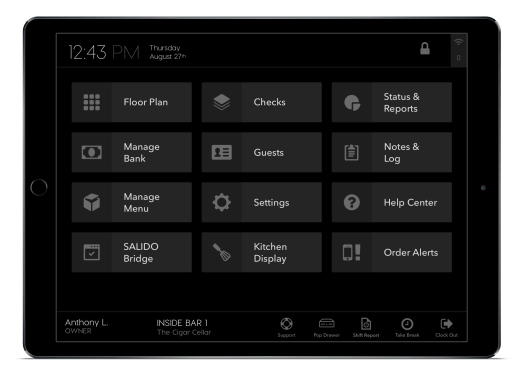 Salido Main Menu