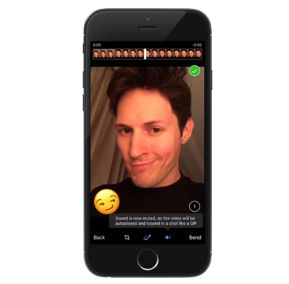 Telegram DIY GIFs