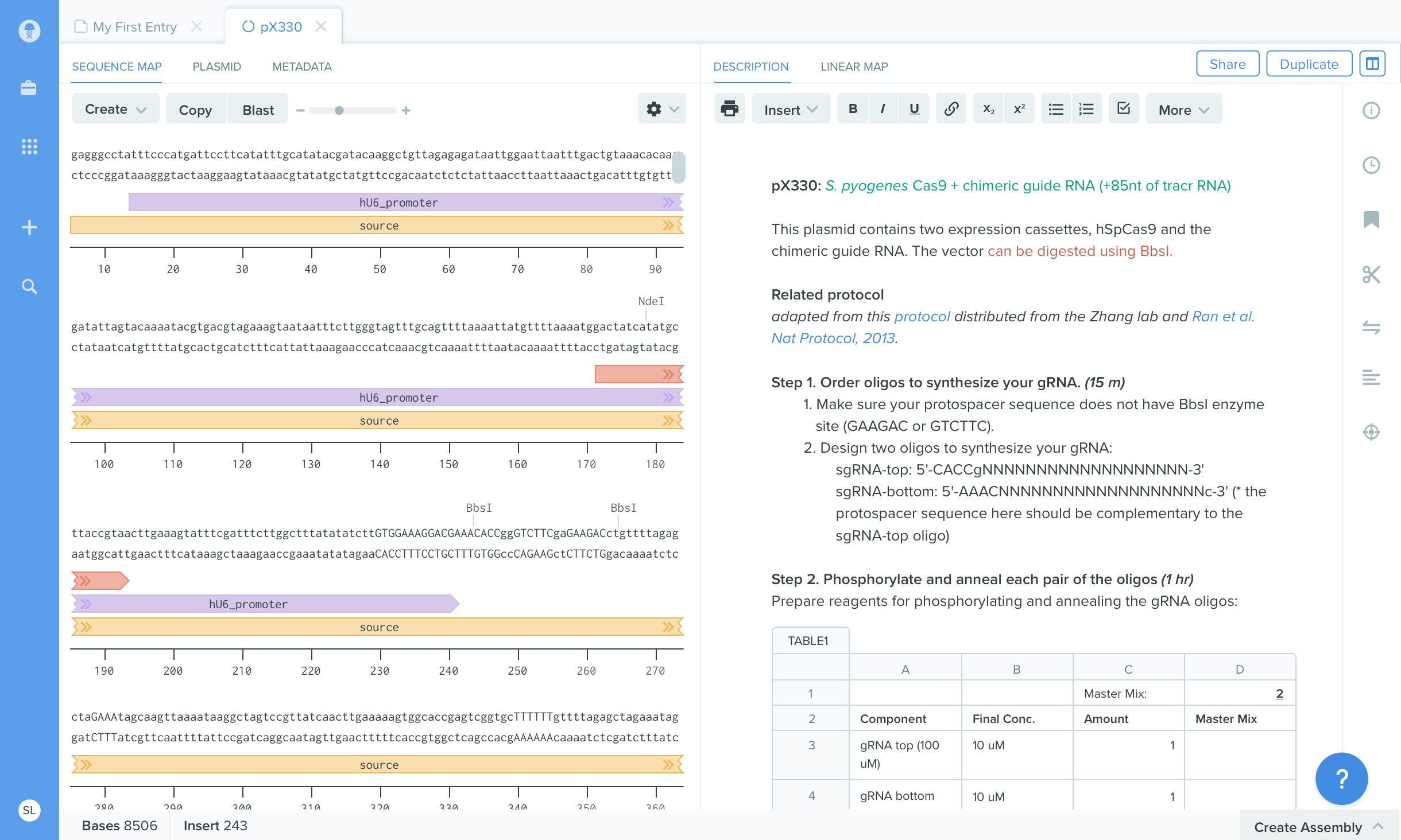 benchling-product-screenshot