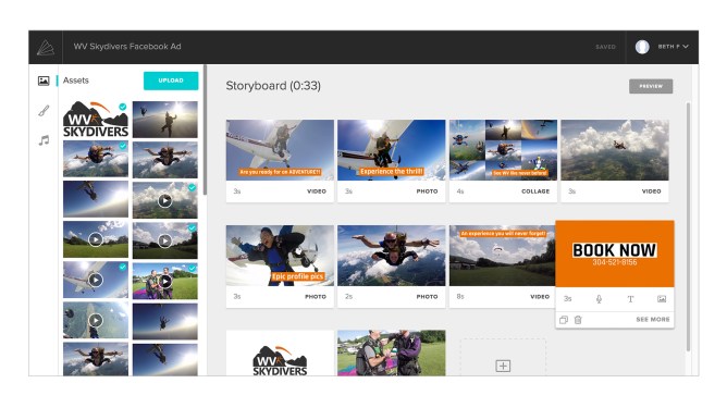 Animoto storyboards