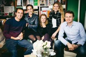 The StoryTerrace team, with its founder Rutger Bruining at the bottom left.