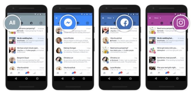 Facebook inbox