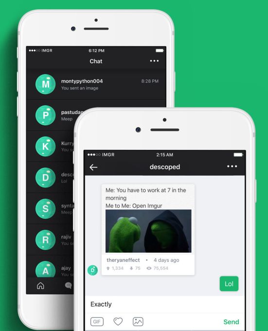 imgur-instant-messaging