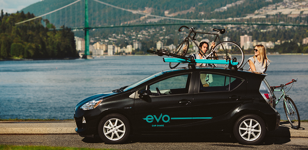 Evo using Vulog in Vancouver