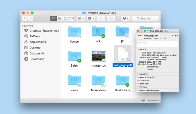dropbox smart sync