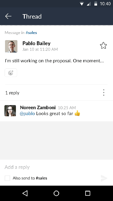 slack threads