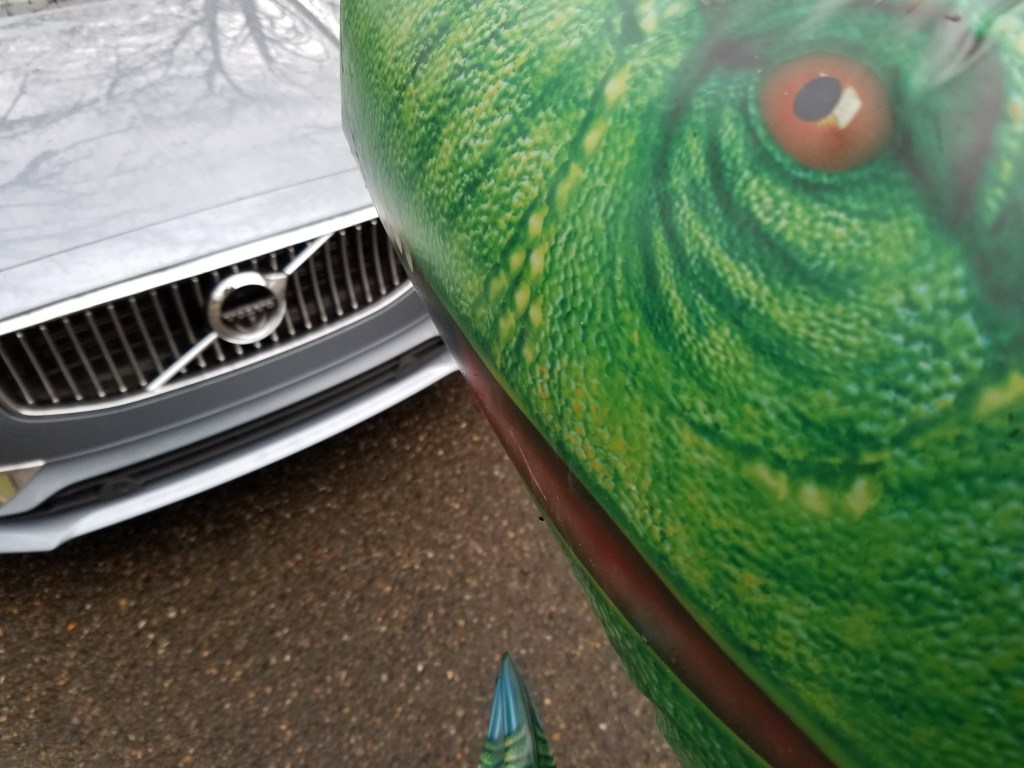 Volvo vs. T. rex