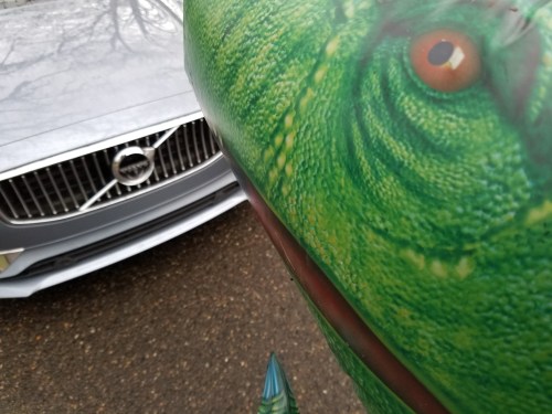 Volvo vs. T. rex