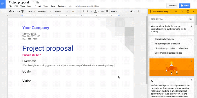 google-keep-in-docs