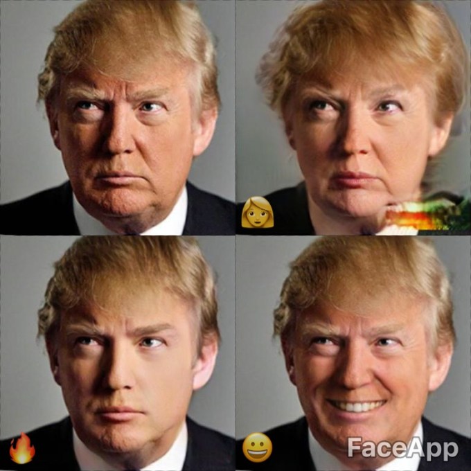 FaceApp effects