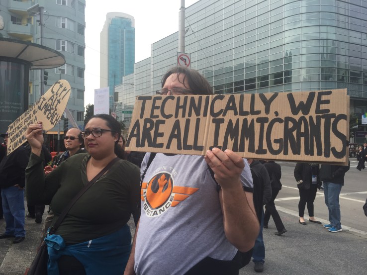 tech worker rally