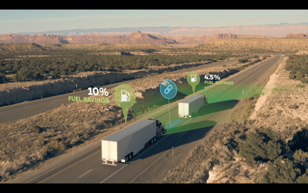 Peloton Technology platooning pair