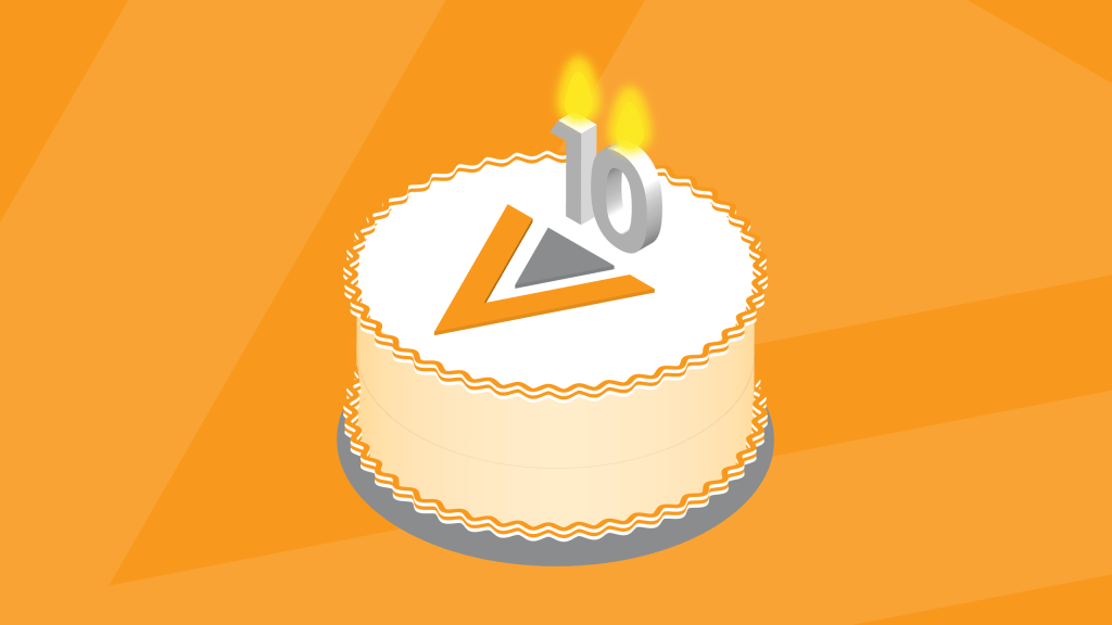 Veeva 10th birthday cake