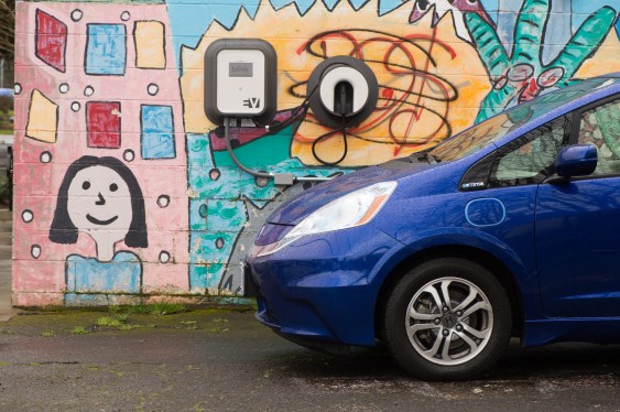 Honda Fit EV in Portland