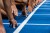 Track sprinters lined up at starting