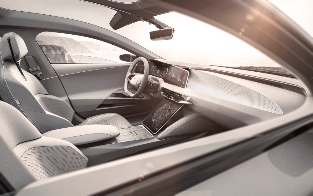 Rendering of the Lucid Air interior