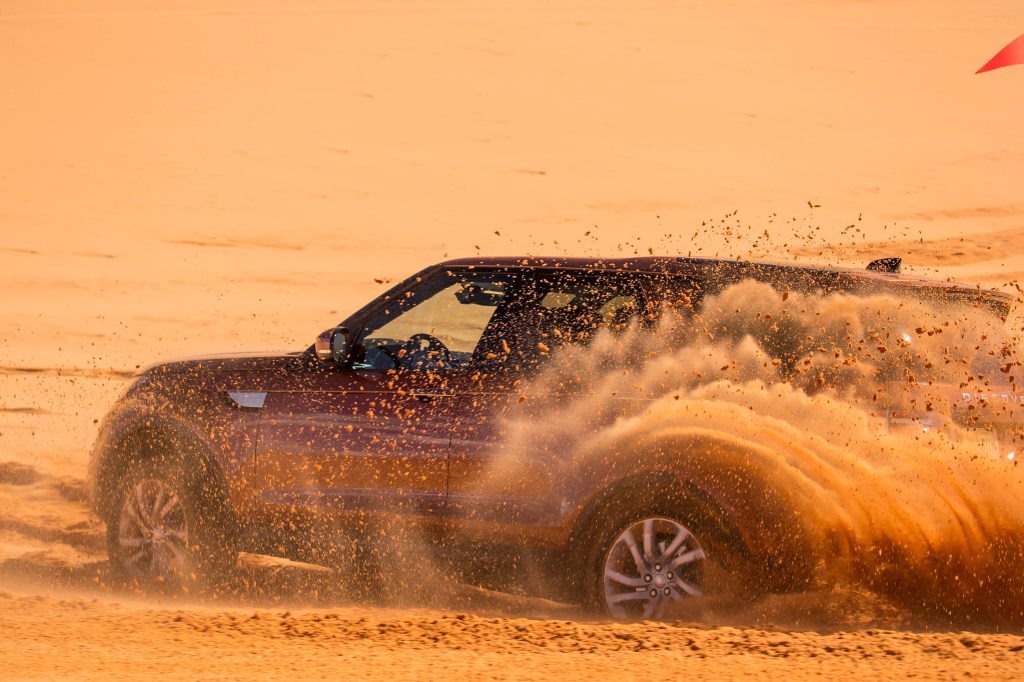 2017 Land Rover Discovery in the sand