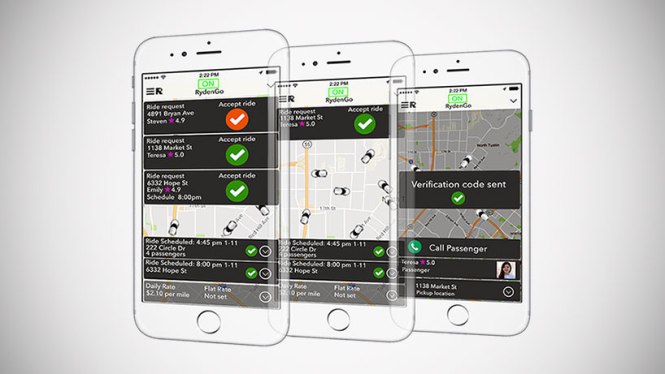 The non-operational RydenGo app