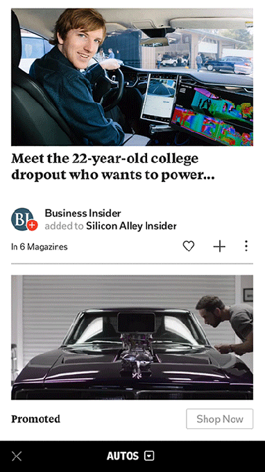 Flipboard eBay ad